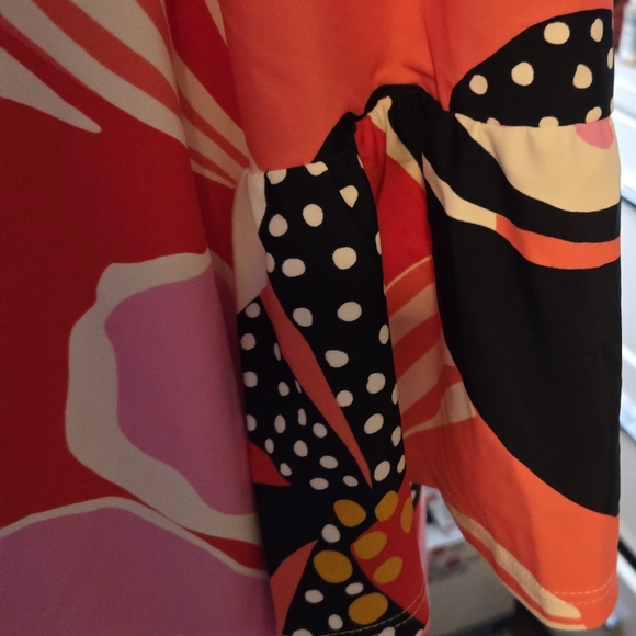 Jude Conally Floral Print Dress with Bell Sleeves - Picture 6 of 7